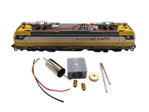 Crazytoys micromotor NF050C N motor ombouwset voor Fleischmann DB BR 147, DB BR 147.5, u.a.