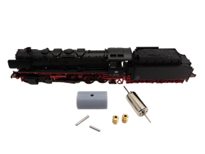 Crazytoys micromotor NF046G  N motor ombouwset voor Fleischmann BR 43, BR 44, SNCF 150 X