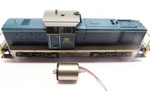 Crazytoys micromotor HMT001 motor ombouwset voor Märklin / Trix  BR 290 / V 90 (Softdrive-Sinus)     Motor Märklin 103045, Trix E230562 (Softdrive-Sinus)