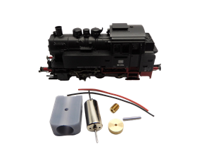Crazytoys micromotor TRC003C motor ombouwset voor Roco BR 80