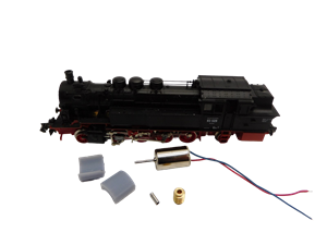 Crazytoys micromotor NA027G motor ombouwset voor Arnold BR 93 (DB, DRG), Reihe 693 ÖBB