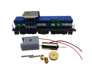 Crazytoys micromotor NM040C motor ombouwset voor Minitrix MaK G 1000 BB, BE MAK DE 1002, MaK G 1205, u.a.