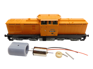 Crazytoys micromotor TRC004F motor ombouwset voor Roco DR BR 108, BR 110