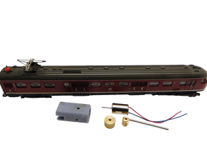 Crazytoys micromotor NLM04C motor ombouwset voor Lima / Minitrain ET 30/BR 430
