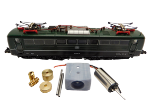 Crazytoys micromotor NF051C motor ombouwset voor Fleischmann BR 151