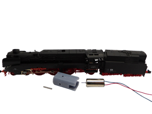 Crazytoys micromotor NA037 motor ombouwset voor Arnold BR 02, BR 18