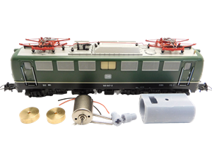 Crazytoys micromotor HR030C motor ombouwset voor Roco BR 110, BR 140, US FP7