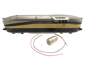 Crazytoys micromotor HMT005 motor ombouwset voor Märklin / Trix BR 61, Henschel-Wegmann-Zug