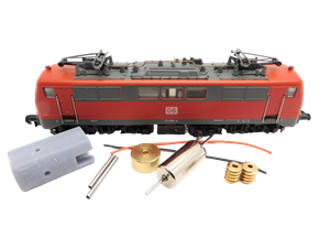 Crazytoys micromotor NA041C motor ombouwset voor Arnold BR 111