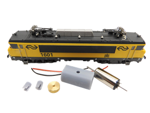 Crazytoys micromotor NF058C motor ombouwset voor Fleischmann  DB NS 1600, NS Rail Force One 1800, u.a.