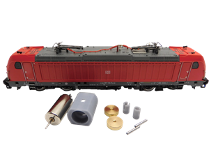 Crazytoys micromotor TP002C motor ombouwset voor Piko  BR 147, BR 187, BR 388