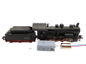 Crazytoys micromotor NA043 motor ombouwset voor Arnold BR 55 (DB, DR, SJ) KPEV G8, SNCB Reeks 81, SNCF 040 TC