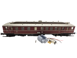 Crazytoys micromotor HMT007G motor ombouwset voor Märklin / Trix DB VT 62, DRG VT 858/ 859, SNCB Serie 600