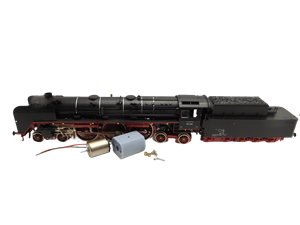 Crazytoys micromotor HLI003 motor ombouwset voor Liliput BR 05 (motor met Cardan-koppeling)