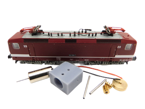 Crazytoys micromotor NF064C motor ombouwset voor Fleischmann BR 112, BR 112.1, BR 114, BR 143, BR 212, BR 243