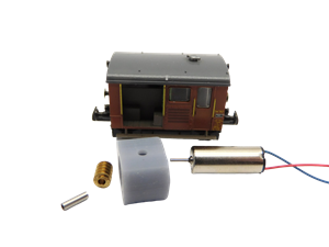 Crazytoys micromotor NA044G motor ombouwset voor Arnold SBB Tm II