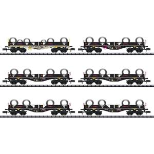 MiniTrix 15080 N Güterwagen-Set Coil-Transport der AAE Sgmmns 190