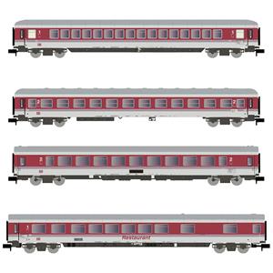 Arnold HN4360 N 4-delige set personenrijtuigen InterCity van de DB-AG