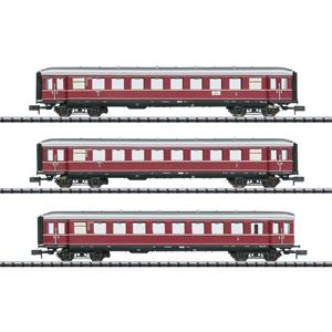 MiniTrix T15405 Personenwagen 3er-Set  Die roten Bamberger  Teil 1 der DB Teil 1