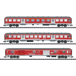 MiniTrix T15884 Personenwagen 3er-Set  Fahrradexpress  der DB