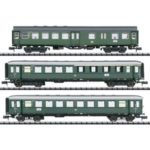 MiniTrix T18209 Personenwagen 3er-Set  Eilzug im Donautal  der DB