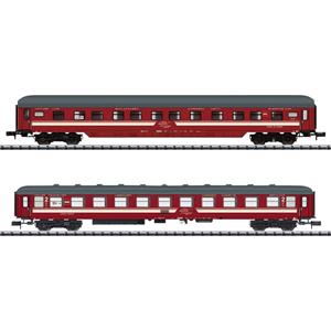 MiniTrix T18254 Persoenenwagen 2er-Set  EC Venezia  Teil 3 der MÁV-START Venezia Set 3