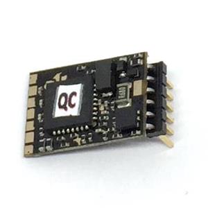 Crazytoys train-o-matic 02010227 micro NEM651 gebogen 6 pins reverse (direct) DCC Decoder micro