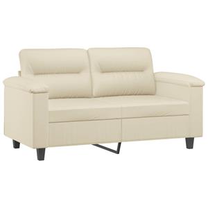 Vida XL 2-delige Loungeset met kussens kunstleer creme SKU: 3202363