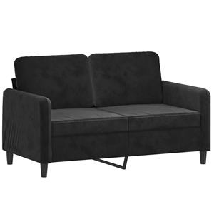 Vida XL vidaXL 2-delige Loungeset fluweel zwart