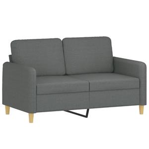 Vida XL 2-delige Loungeset met kussens stof donkergrijs SKU: 3202087