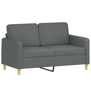 Vida XL 2-delige Loungeset met kussens stof donkergrijs SKU: 3202135