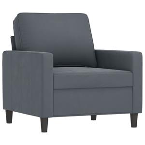 Vida XL 3-delige Loungeset met kussens fluweel donkergrijs SKU: 3201955