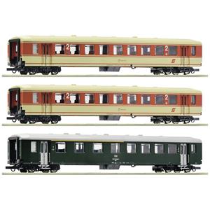 Roco 6200027 H0 3er-Set 2: „Jaffa-Express“ der ÖBB 2. Klasse Bpo, 1./2. Klasse ABpo