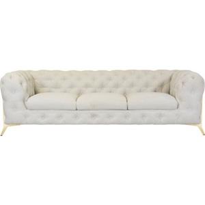 Leonique Chesterfield-Sofa "Amaury", aufwändige Knopfheftung, moderne Chesterfield Optik, Fußfarbe wählbar