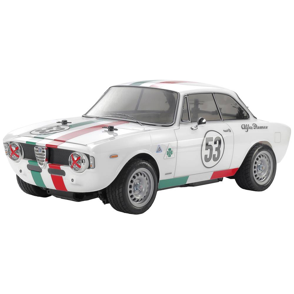 Tamiya Alfa Romeo Giulia Spr. Club 1:10 RC Modellauto Elektro Rally Bausatz