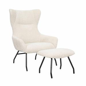 NADUVI Collection Fauteuil Sunala met voetenbankje | 