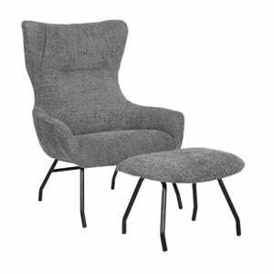 NADUVI Collection Fauteuil Sunala met voetenbankje | 