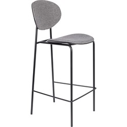 ZILT Barkruk Dina zithoogte 66cm - Grijs