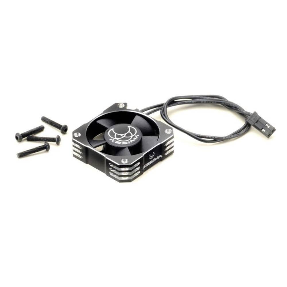 Ventilator voor koellichaam 35 mm Zwart/zilver