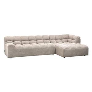 Woood Chaise Longue Rechts Allure - Polyester - Naturel - 79x324x165