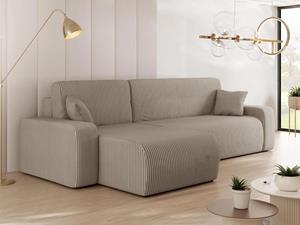 Mobistoxx Hoekbank MOZART met longchair links beige
