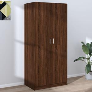 vidaXL Kleiderschrank Kleiderschrank Braun Eichen-Optik 80x52x180 cm Holzwerkstoff (1-St)