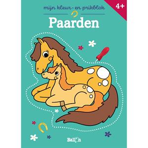 Standaard Uitgeverij Mijn Kleuren Prikblok: Paarden