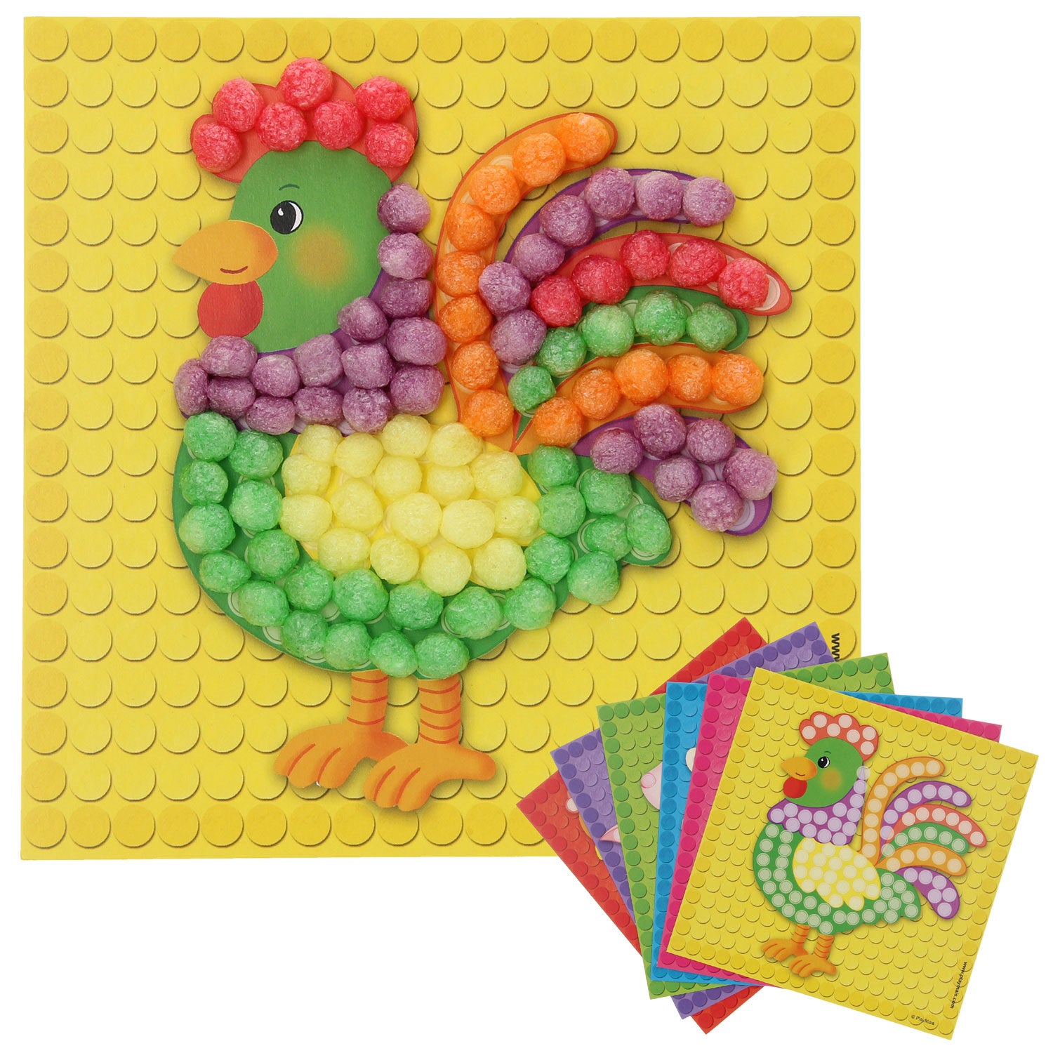 PlayMais PlayCorn Mosaic Cards Decorate Farm
