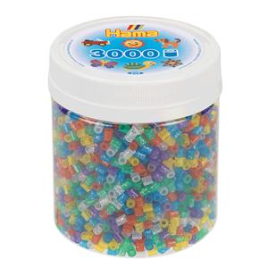 Hama Strijkkralen in Potje Glittermix (54), 3000st.