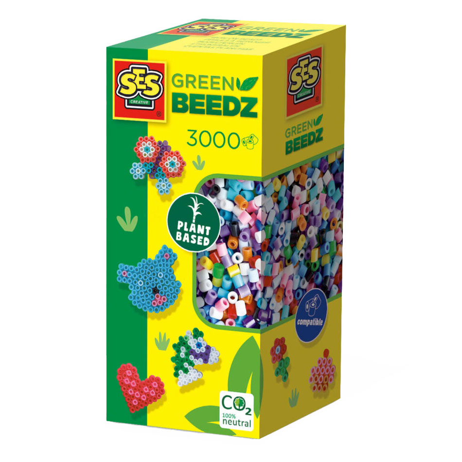 SES Green Beedz Strijkkralen Mix 3000