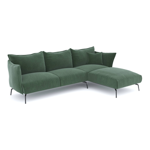 SIA Home Hoekbank Lenny rechts velvet | 