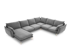 Milo Casa 7-zitshoekbank Elio rechts velvet | 