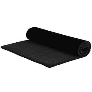 vidaXL Deurmat 100x300 cm getufte kokosvezel zwart