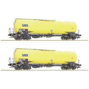 Roco 76025 H0 2-delige set ketelwagens van de GATX